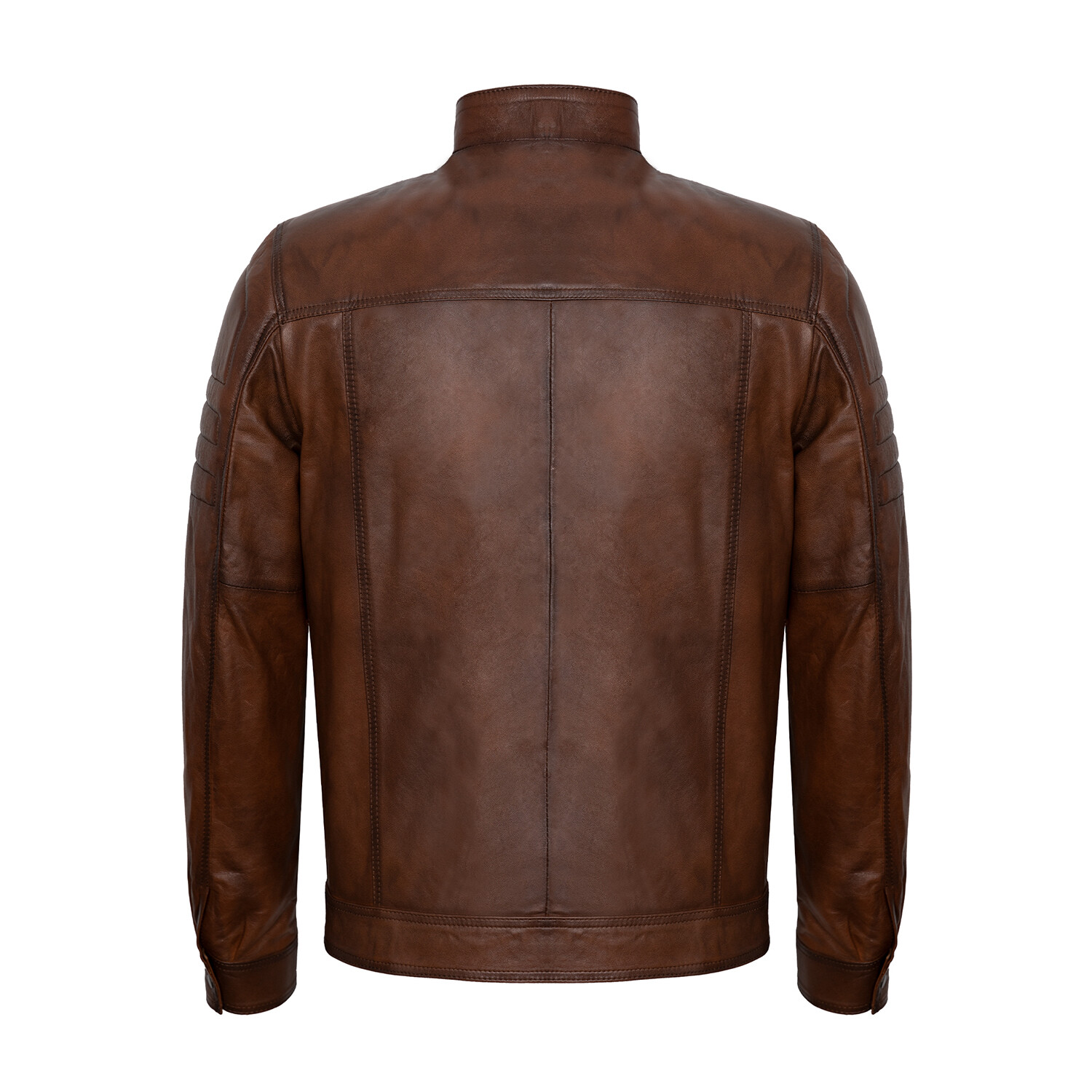 Dennis Leather Jacket // Chestnut (L) - Paul Parker Leather Jackets ...