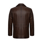 Martin Leather Jacket // Chestnut (S)