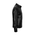 Spencer Leather Jacket // Black (M)