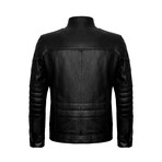 Front Pockets Racer Jacket // Black (XL)