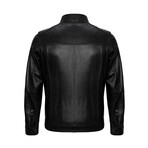 Spencer Leather Jacket // Black (XL)