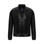 Russell Leather Jacket // Black (XL)