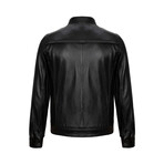Russell Leather Jacket // Black (3XL)