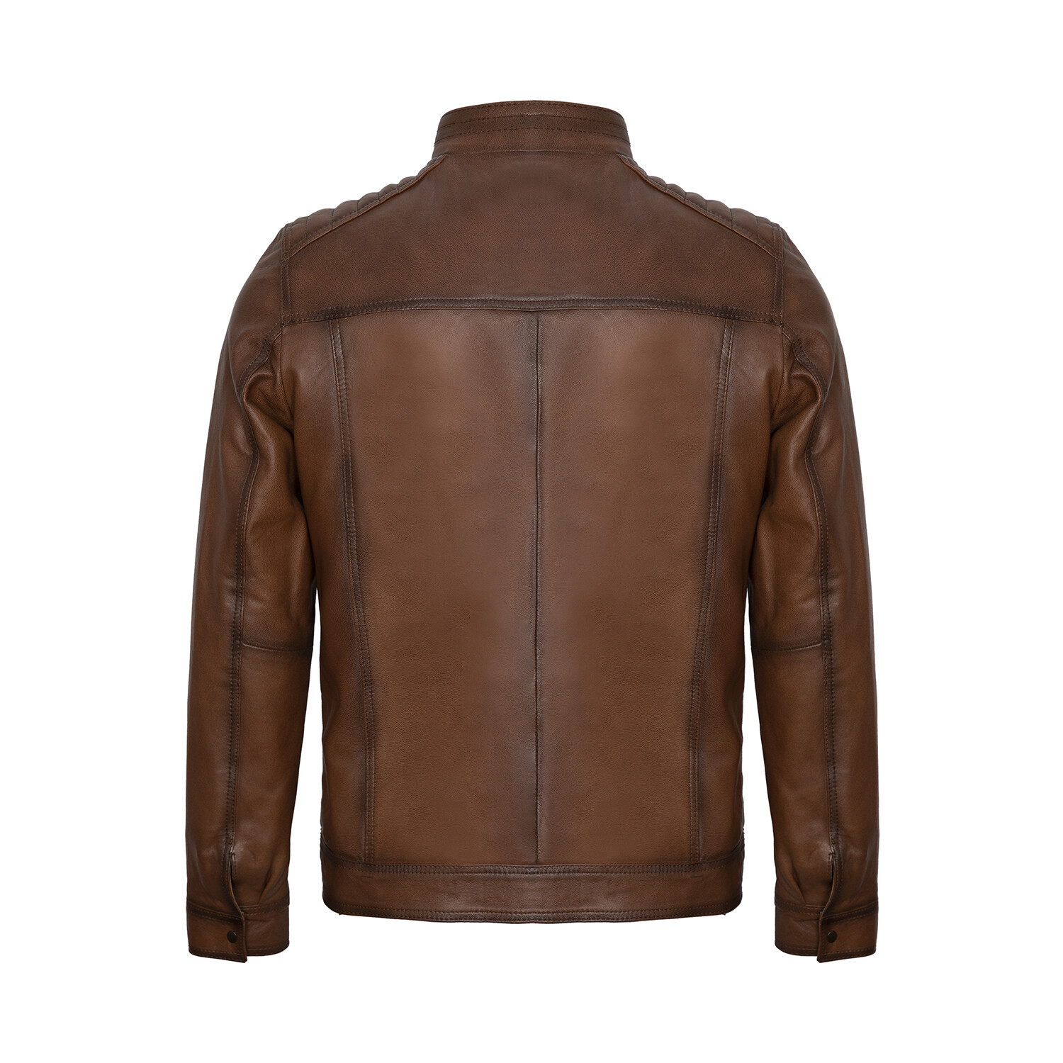 Garrett Leather Jacket // Chestnut (XL) - Paul Parker Leather Jackets ...