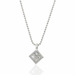 Platinum + Diamond Necklace // 16" // Pre-Owned