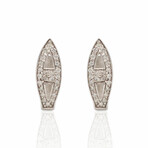 14K White Gold Diamond Earrings // Pre-Owned