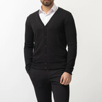 Camren Knitwear Cardigan // Black (2XL)