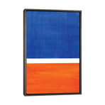 Rothko Remake Orange Blue by EnShape (26"H x 18"W x 0.75"D)
