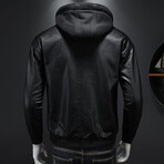 Finn Leather Jacket // Black (XL)