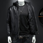 Finn Leather Jacket // Black (3XL)