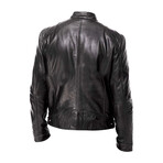 Asher Leather Jacket // Black (L)