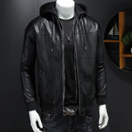 Finn Leather Jacket // Black (3XL)