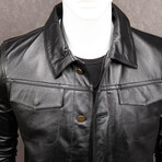 Logan Leather Jacket // Black (XL)