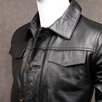 Logan Leather Jacket // Black (XS)