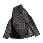 Isaac Leather Jacket // Black (S)