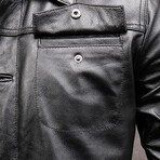 Logan Leather Jacket // Black (XS)