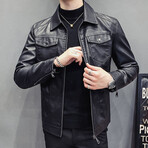 Blake Leather Jacket // Black (S)