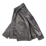 Hudson Leather Jacket // Black (2XL)