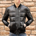 Mason Leather Jacket // Black (4XL)