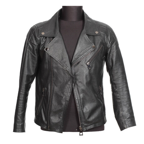 David Leather Jacket // Black (XS)