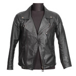 David Leather Jacket // Black (4XL)