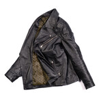 David Leather Jacket // Black (M)