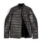 Isaac Leather Jacket // Black (3XL)