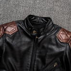 Daniel Leather Jacket // Black (3XL)