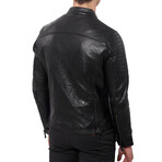 Noah Leather Jacket // Black (XL)