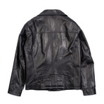 David Leather Jacket // Black (3XL)