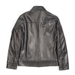 Hudson Leather Jacket // Black (L)