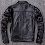 Owen Leather Jacket // Black (3XL)