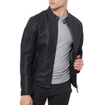 James Leather Jacket // Black (4XL)