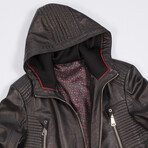Carter Leather Jacket // Black (2XL)