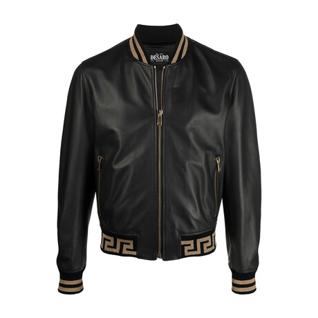 Oliver Leather Jacket // Black (XS)