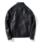 Ethan Leather Jacket // Black (3XL)