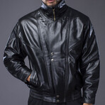 Lucas Leather Jacket // Black (M)