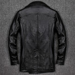Dylan Leather Jacket // Black (5XL)