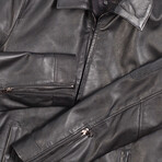 Hudson Leather Jacket // Black (3XL)