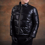 Levi Leather Jacket // Black (S)