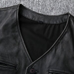 Sebastian Leather Jacket // Black (3XL)