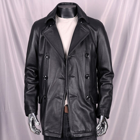 Michael Leather Jacket // Black (XS)