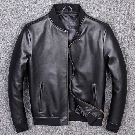 Leo Leather Jacket // Black (XS)