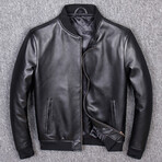 Leo Leather Jacket // Black (S)