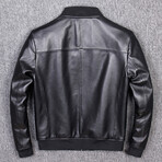 Leo Leather Jacket // Black (M)
