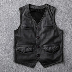 Sebastian Leather Jacket // Black (XL)