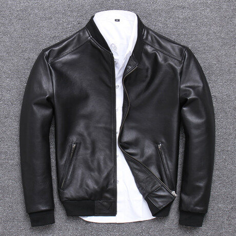 Elijah Leather Jacket // Black (XS)