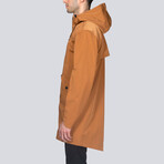 Men's Dane Maxi Raincoat // Coriander (XL)