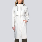 Women's Miele Maxi Raincoat // Perfectly Pale (S)
