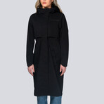 Women's Miele Maxi Raincoat // Black (M)